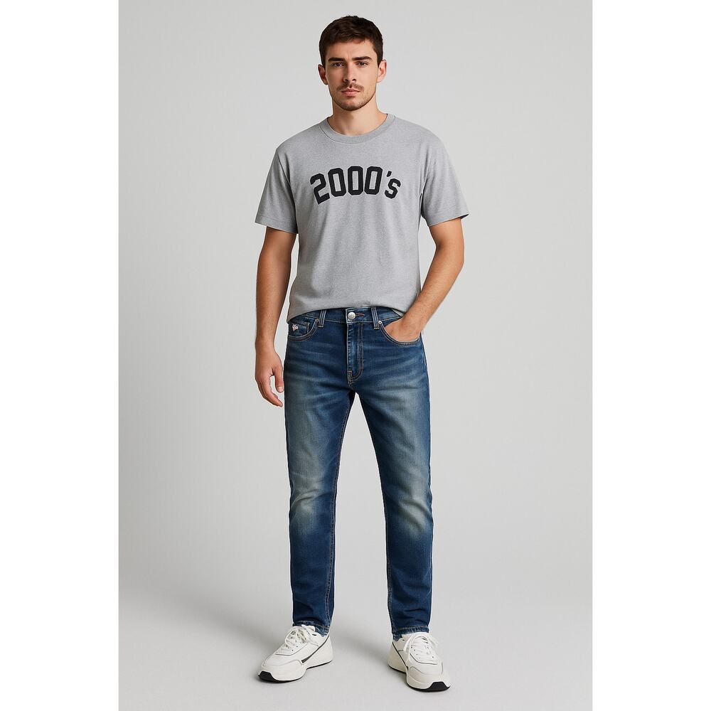 GUESS Jeans Men’s 36x30 Blue Denim – Y2K Streetwear Inspired, Retro 2000s Vibe